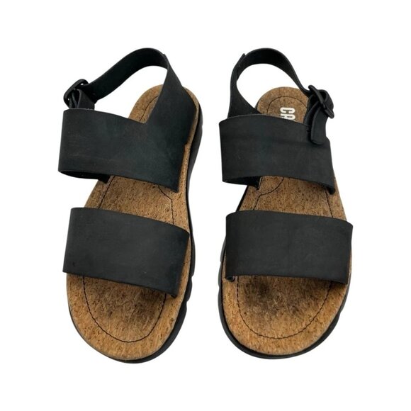 Camper Oruga Size 39 US 8.5 Womens Shoes Sandals Black Calfskin Leather EUC - Picture 7 of 7